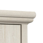 Bureau d'angle avec huche et rangements