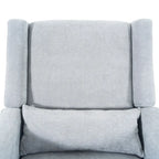 Fauteuil inclinable de luxe motorisé avec fonction pivotante et planeur, fauteuil inclinable de salon rembourré avec support lombaire