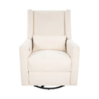 Fauteuil inclinable de luxe motorisé avec fonction pivotante et planeur, fauteuil inclinable de salon rembourré avec support lombaire