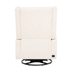 Fauteuil inclinable de luxe motorisé avec fonction pivotante et planeur, fauteuil inclinable de salon rembourré avec support lombaire