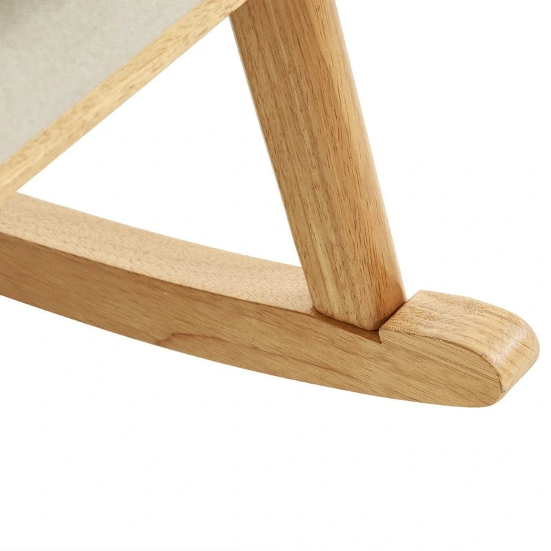 Fauteuil à bascule/fauteuil d'appoint rembourré double usage à dossier haut 39,37 W