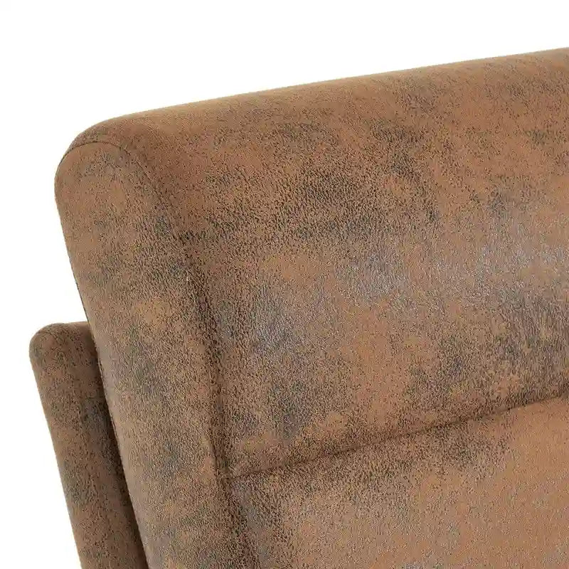 Fauteuil à bascule/fauteuil d'appoint rembourré double usage à dossier haut 39,37 W
