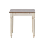 Table à manger en bois multicolore avec rallonge