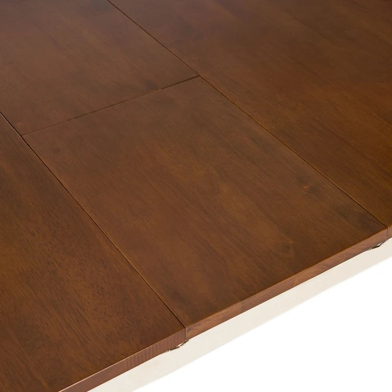 Table à manger en bois multicolore avec rallonge