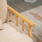 Canapé Causeuse de 48 po pour Chambre à Coucher, Canapé Modernes, Petit Canapé Rembourré pour Petits Espaces