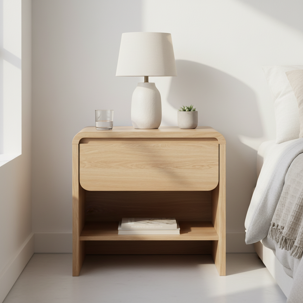 Table d'appoint avec 1 tiroir