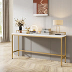 70.9 Table console de canapé extra longue, table d'entrée étroite derrière le canapé