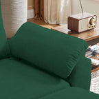 Canapé d'angle Jarenie 79.72 avec pouf de rangement pour salon