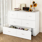 Lit double avec commode et tiroir convertible en meuble cube