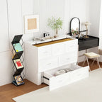 Lit double avec commode et tiroir convertible en meuble cube