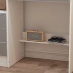 Coiffeuse avec miroir coulissant éclairé - 33L x 15.7W x 52.4H