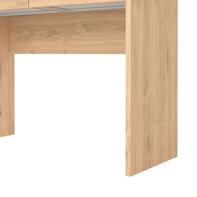 Bureau d'écriture pour bureau à domicile avec 2 tiroirs de rangement