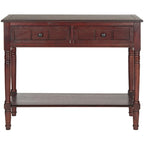 Console à 2 tiroirs gris - 35,8 x 13,8 x 29,5 - 36Wx14Dx30H