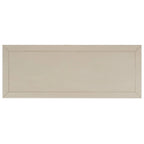 Console à 2 tiroirs gris - 35,8 x 13,8 x 29,5 - 36Wx14Dx30H