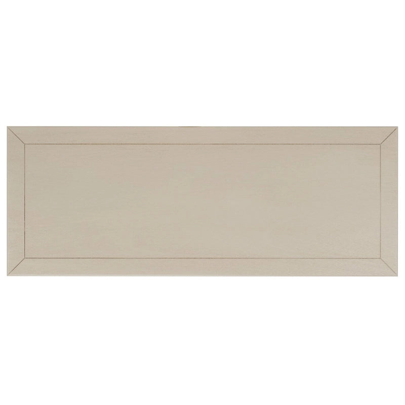 Console à 2 tiroirs gris - 35,8 x 13,8 x 29,5 - 36Wx14Dx30H