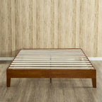 Lit plateforme pleine grandeur de luxe en bois Porch & Den Neron 12 po