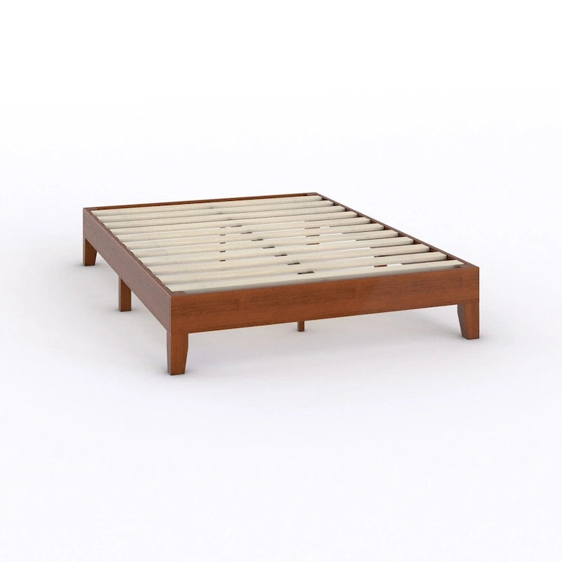 Lit plateforme pleine grandeur de luxe en bois Porch & Den Neron 12 po