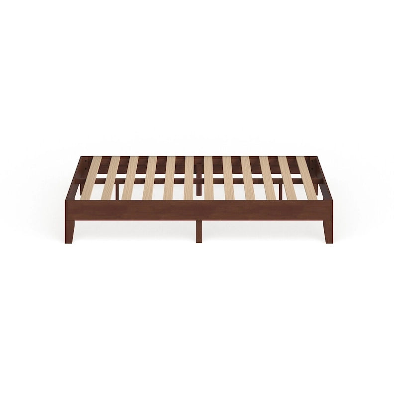 Lit plateforme pleine grandeur de luxe en bois Porch & Den Neron 12 po