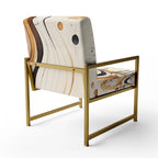 Fauteuil d'appoint moderne et contemporain et fauteuil avec accoudoirs moderne et contemporain Brown And Black Movement IV