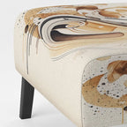 Fauteuil d'appoint moderne et contemporain et fauteuil avec accoudoirs moderne et contemporain Brown And Black Movement IV