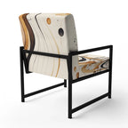 Fauteuil d'appoint moderne et contemporain et fauteuil avec accoudoirs moderne et contemporain Brown And Black Movement IV