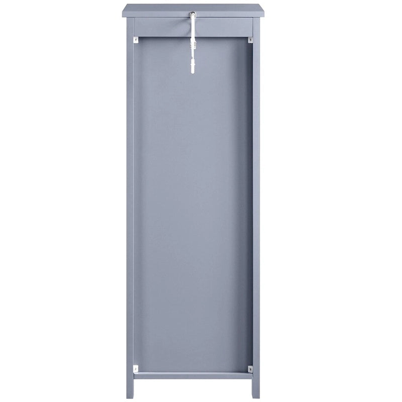 Meuble de Rangement Salle de Bain Meuble Colonne Étroit avec 4 Tiroirs
